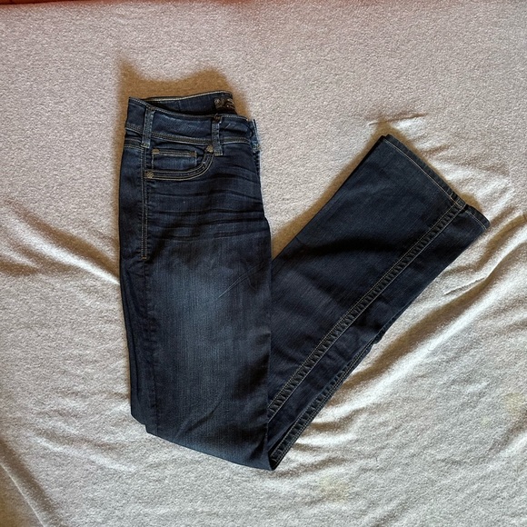 Vintage Silver Jeans Black Flare & Wide Leg Jeans - Picture 1 of 7